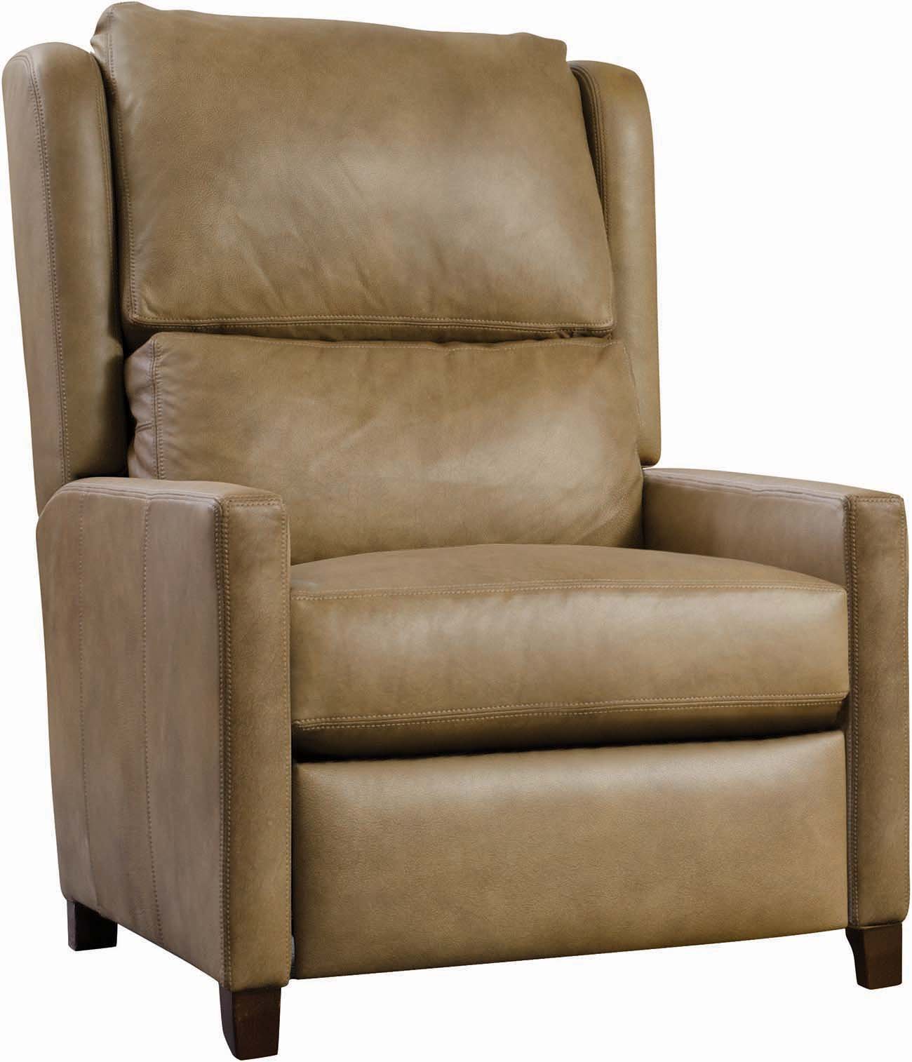 Woodlands Narrow Track Arm Leather Chair