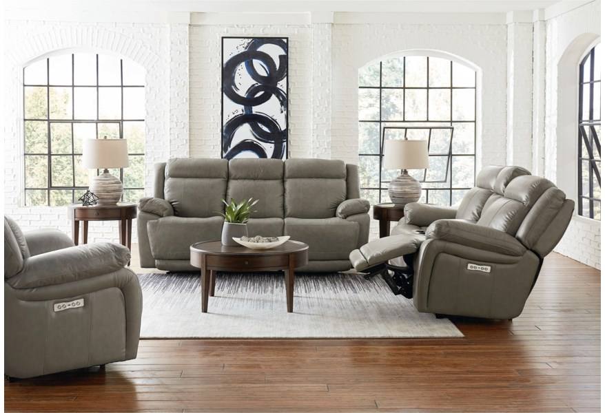 Evo Club Level Power Reclining Sofa with Power Headrests - Image 2