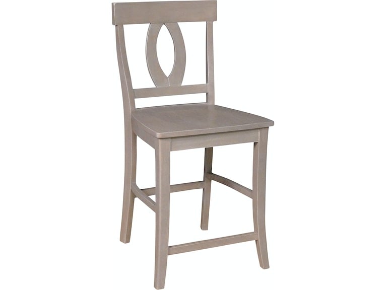 Verona Stool in Taupe Gray