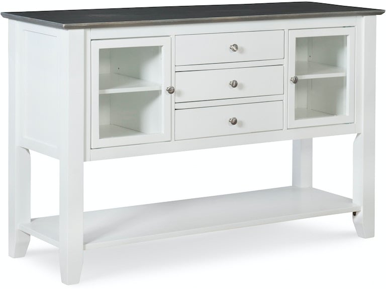 Server in Heather Gray & White