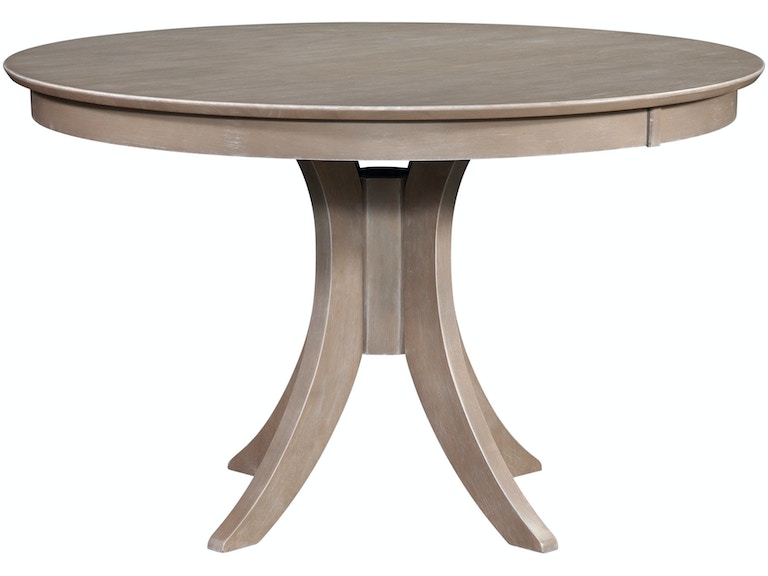 30'' H Siena Pedestal Table in Taupe Gray