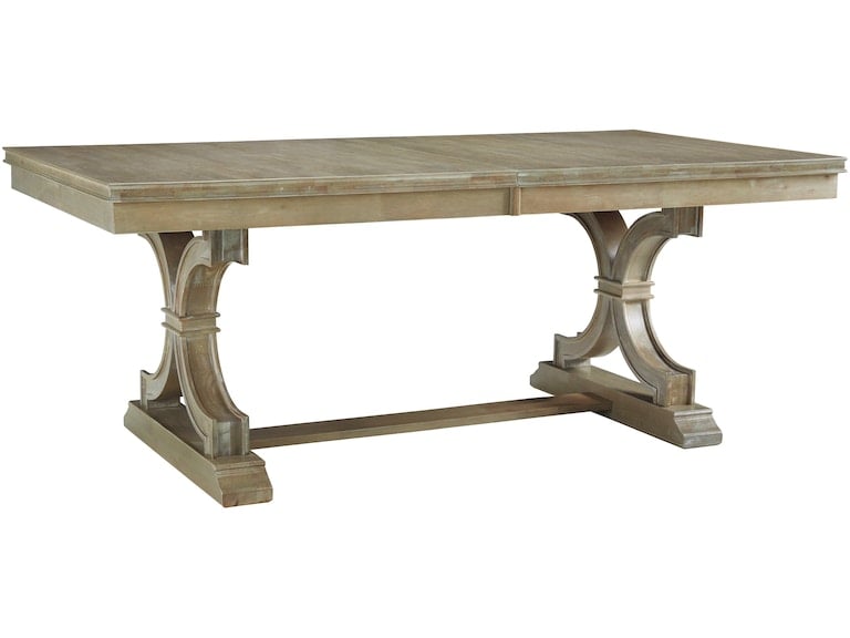 Extension Table in Taupe Gray
