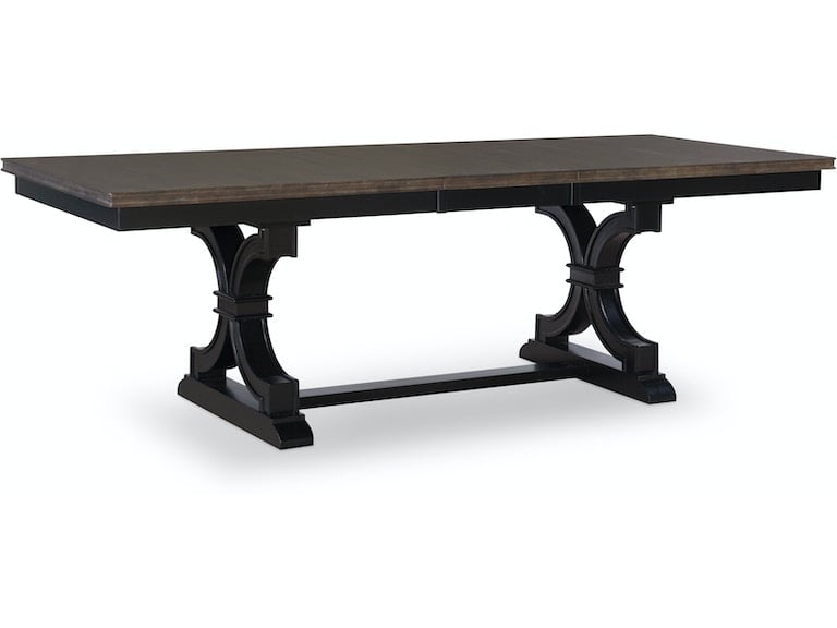 Extension Table in Heather Coal & Black
