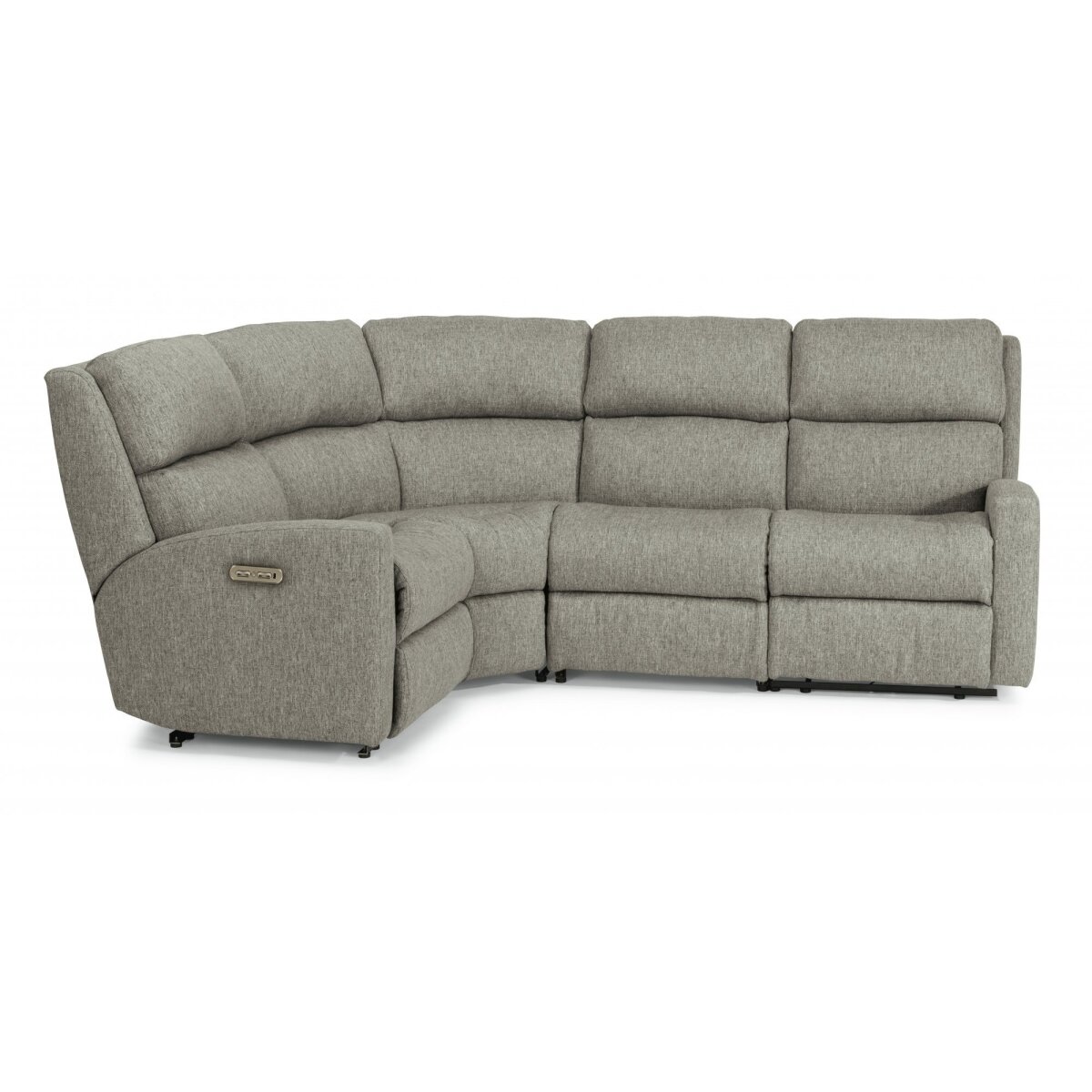 Catalina Power Reclining Sectional With Power Headrests Sectionals Customizable 4