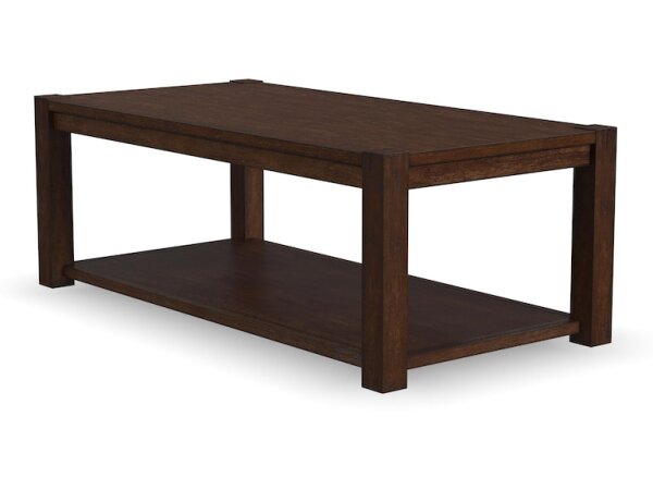 Boulder Rectangular Coffee Table with Casters - Image 2