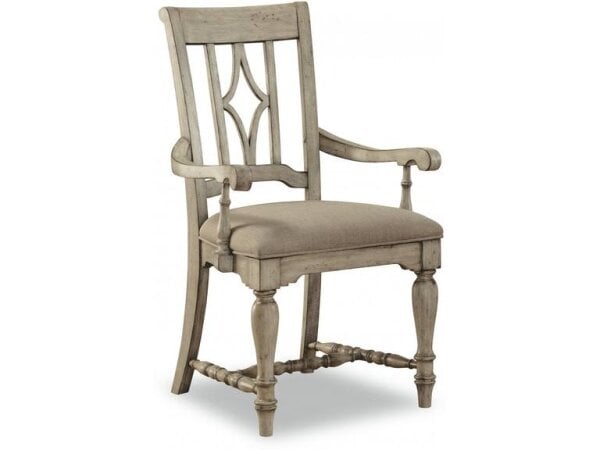 Plymouth Upholstered Arm Dining Chair