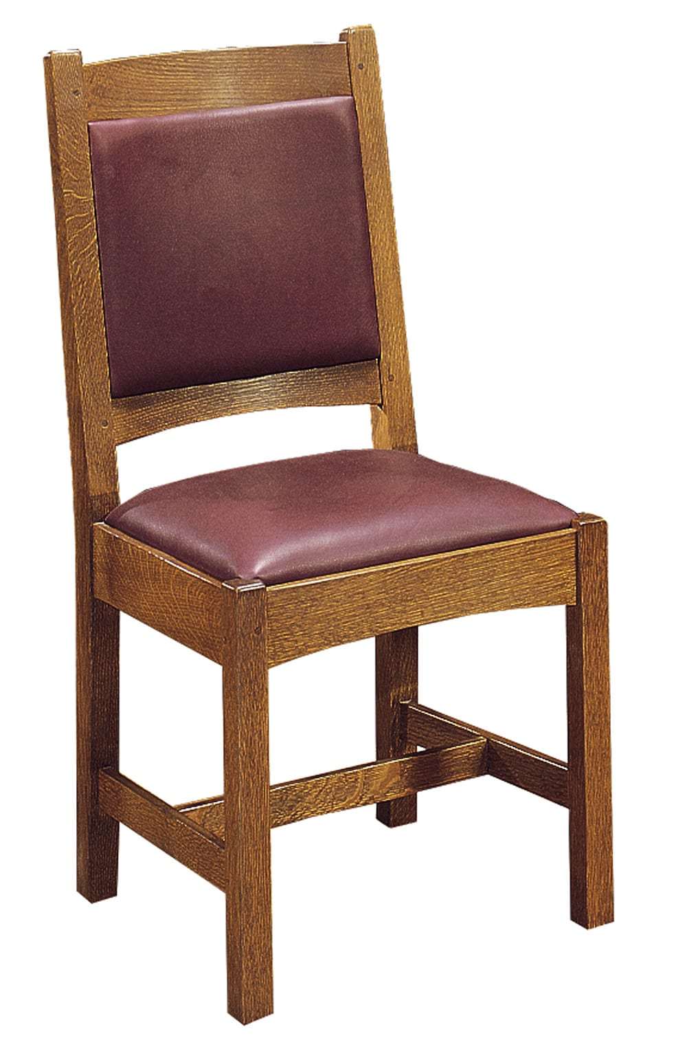 Mission Upholstered Back Cottage Side Chair Cherry