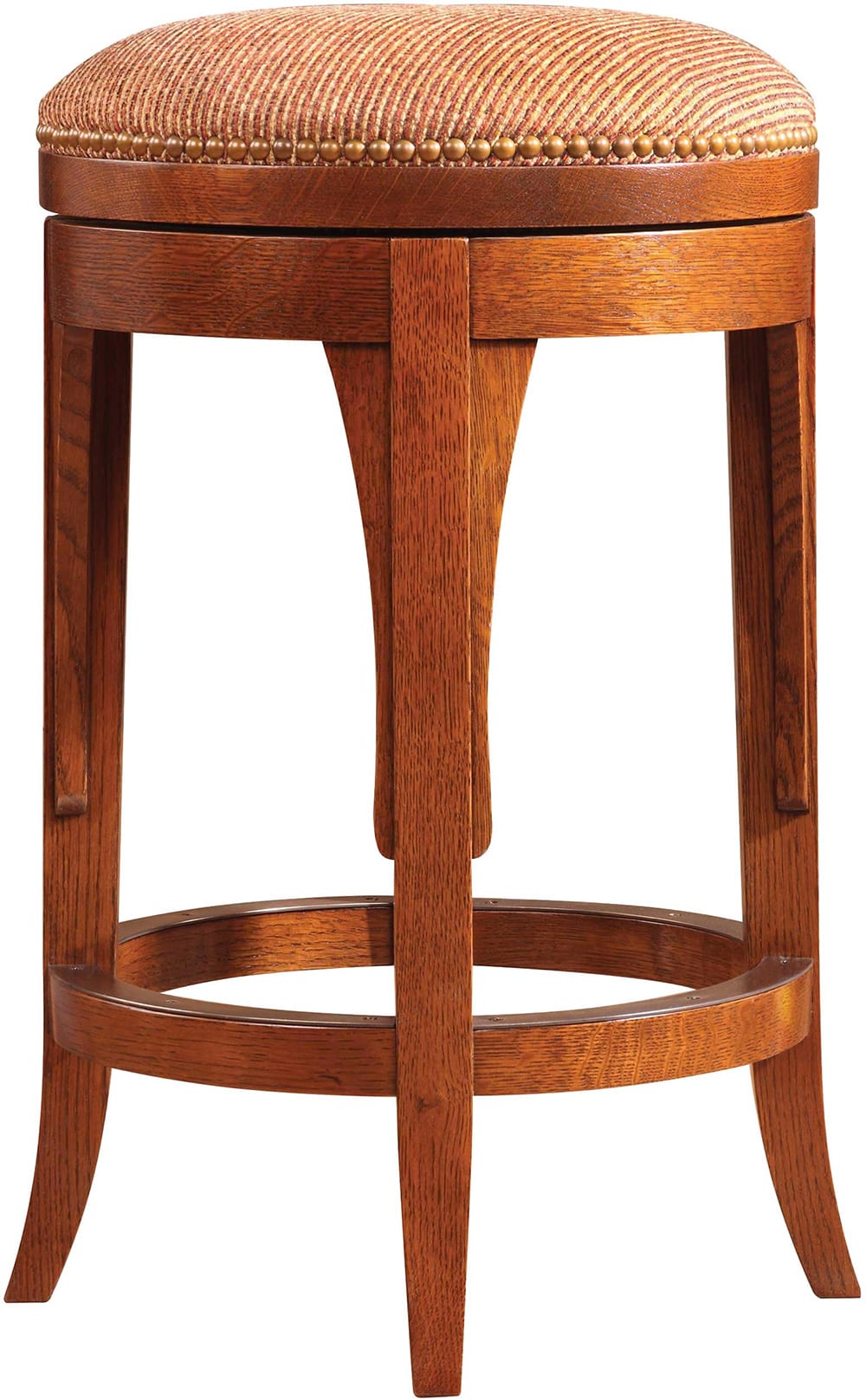 Mission Swivel Stool Cherry 26″ Mission Swivel Stool Cherry 26" - Image 1
