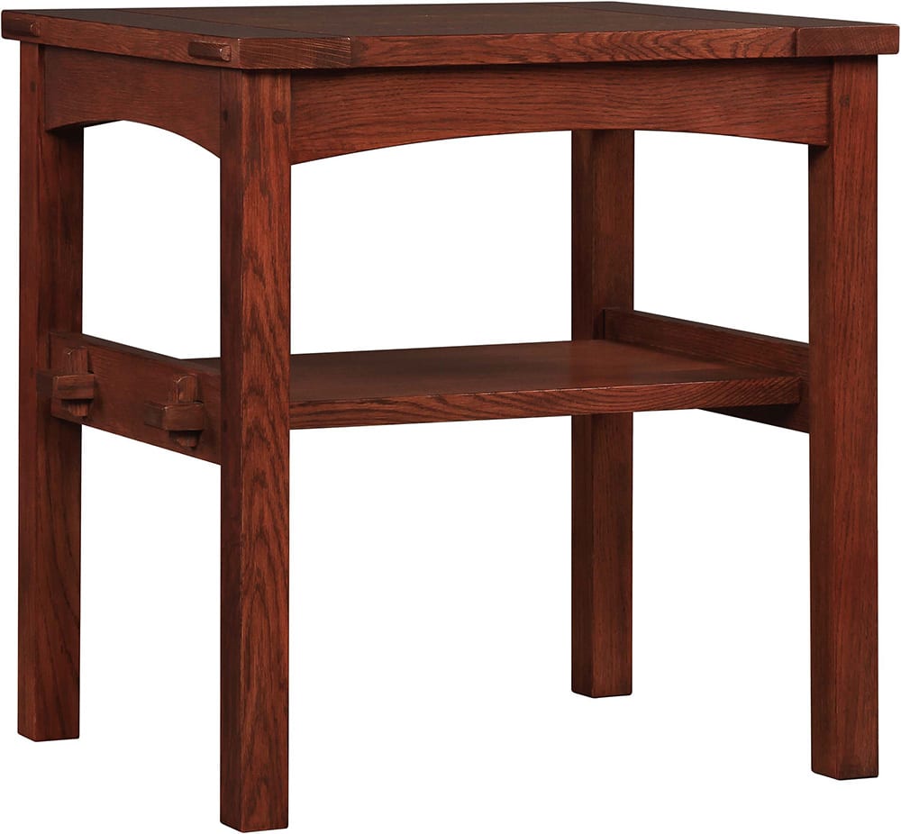 Mission Butterfly Top End Table