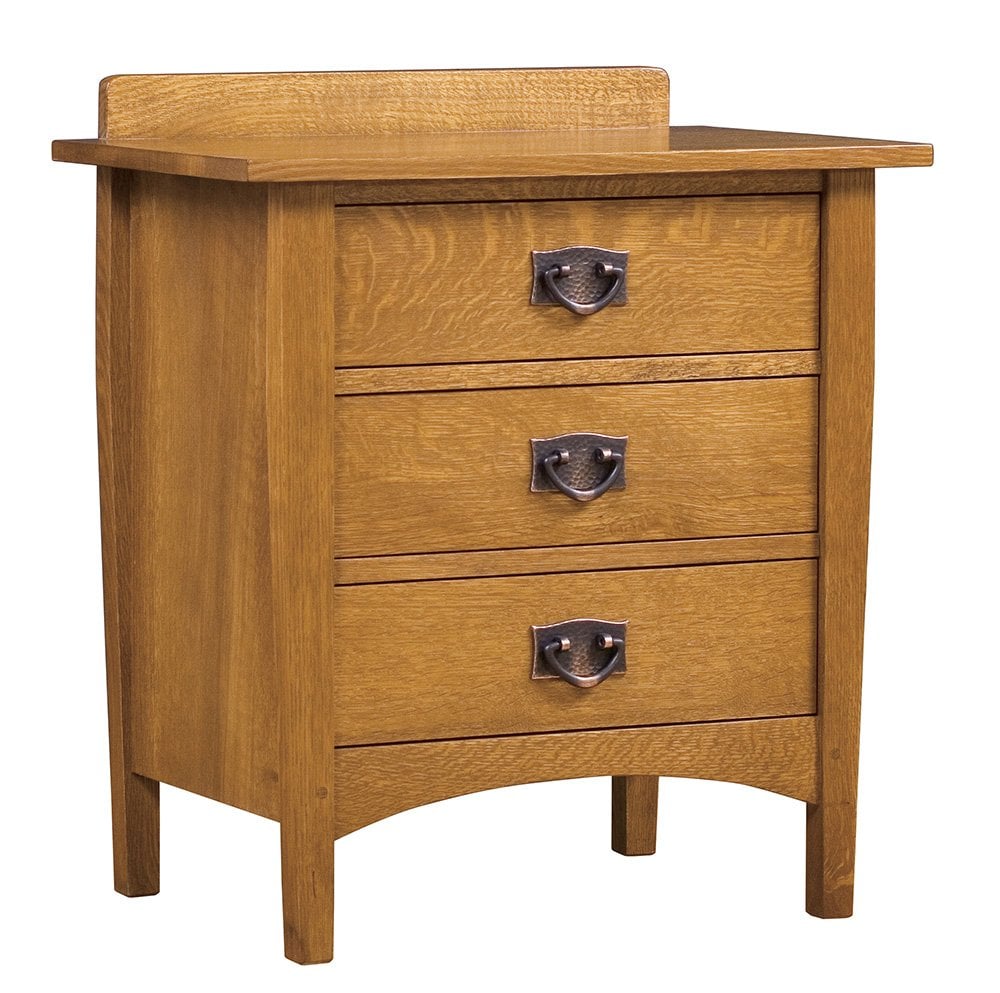 Harvey Ellis Three Drawer Night Stand