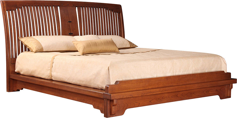 Oak Knoll Spindle Platform Bed California King