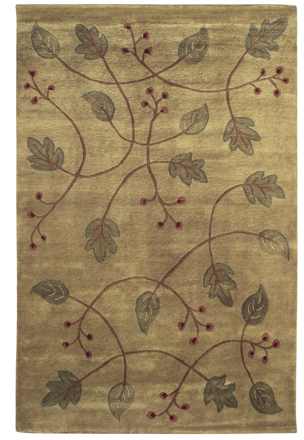 Falling Leaves Rug 2'6" X 4"