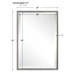 Sherise Vanity Mirror, Nickel - Image 8