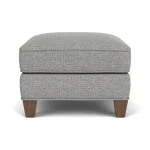 Allison Fabric Ottoman - Image 3