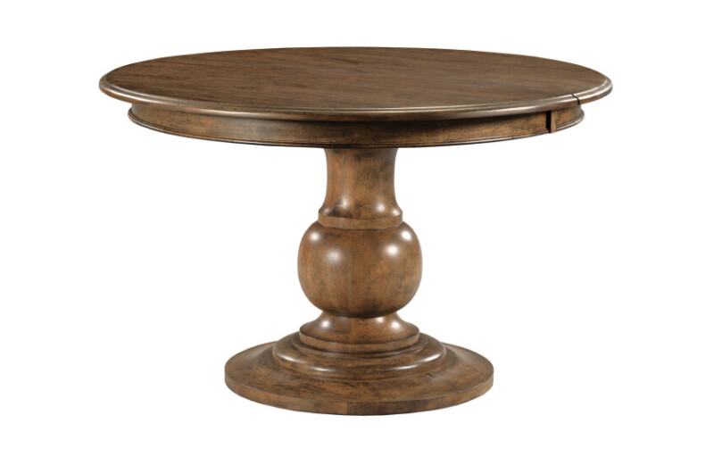 Ansley Whitson Round Pedestal Dining Table - Complete