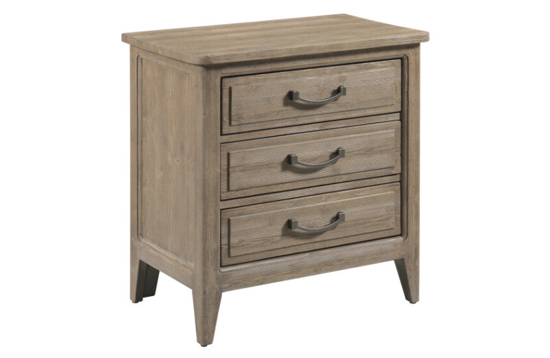Urban Cottage Eastlake Three Drawer Nightstand