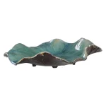 Abella Ceramic Indoor-outdoor Wall Decor, Aqua, S/3 - Image 5