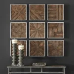 Bryndle Squares Wood Wall Decor, S/9 - Image 3