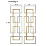 Aerin Metal Wall Panels, S/2 - Image 4