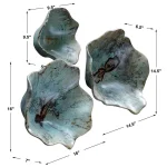 Teo Wood Wall Decor, Blue, S/3 - Image 12