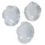 Abella Ceramic Indoor-outdoor Wall Decor, White, S/3 - Image 8