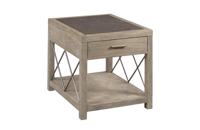 West End Rectangular Drawer End Table