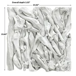 Rio Wood Wall Decor, Whitewashed - Image 9