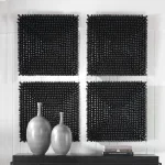 Portside Wood Wall Panel, Black - Image 5