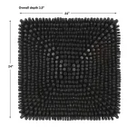 Portside Wood Wall Panel, Black - Image 9