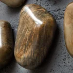 Pebbles Wood Wall Decor, Walnut, S/9 - Image 6