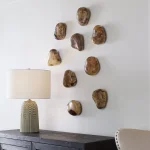 Pebbles Wood Wall Decor, Blonde, S/9 - Image 7