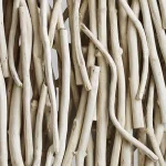 Gathered Teak Wood Wall Decor, Bleached - Image 3