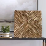 Outland Wood Wall Decor, Natural - Image 3