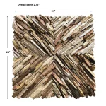 Outland Wood Wall Decor, Natural - Image 5