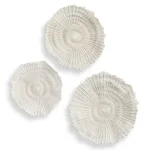 Ocean Gems Indoor-outdoor Wall Decor, Natural, S/3
