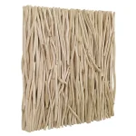 Gathered Teak Square Wood Wall Decor, Bleached - Image 6