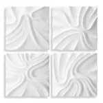 Snowdrift Wall Decor, S/4