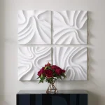 Snowdrift Wall Decor, S/4 - Image 3