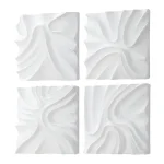 Snowdrift Wall Decor, S/4 - Image 5