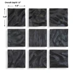 Malosi Wood Wall Decor, S/9 - Image 5