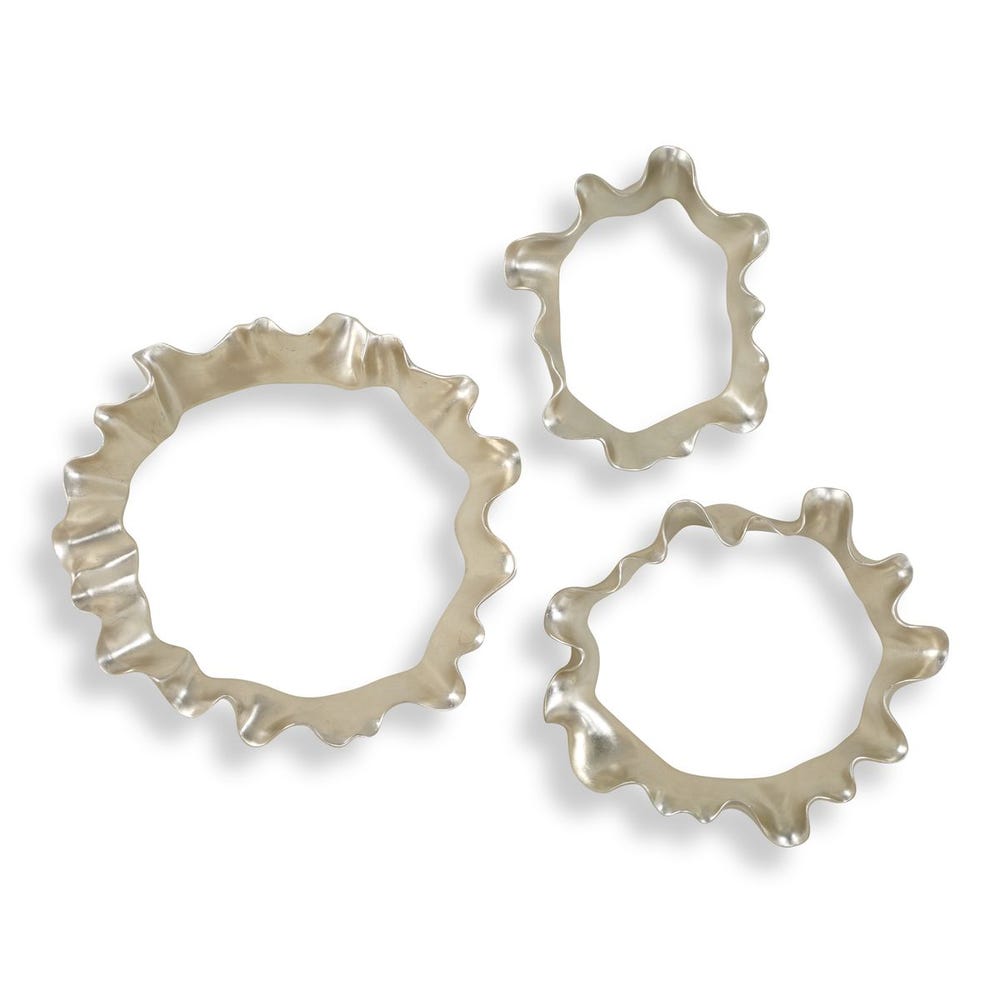 Ripple Effect Wall Decor, S/3