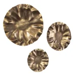 Peonia Indoor-outdoor Wall Decor, Gold, S/3 - Image 6