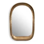 Bradano Arch Mirror, Brass