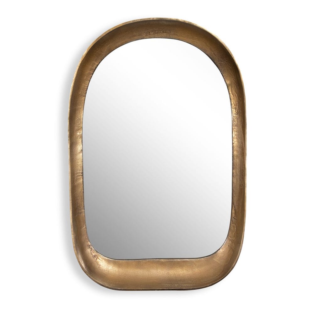 Bradano Arch Mirror, Brass
