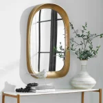 Bradano Arch Mirror, Brass - Image 4