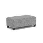 Cascade Fabric Rectangular Cocktail Ottoman