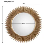 Marlo Round Mirror - Image 5
