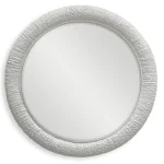 Mariner Round Mirror, White
