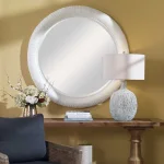 Mariner Round Mirror, White - Image 4