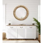 Twisted Seagrass Round Mirror - Image 3